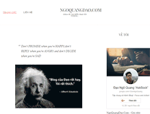 Tablet Screenshot of ngoquangdao.com